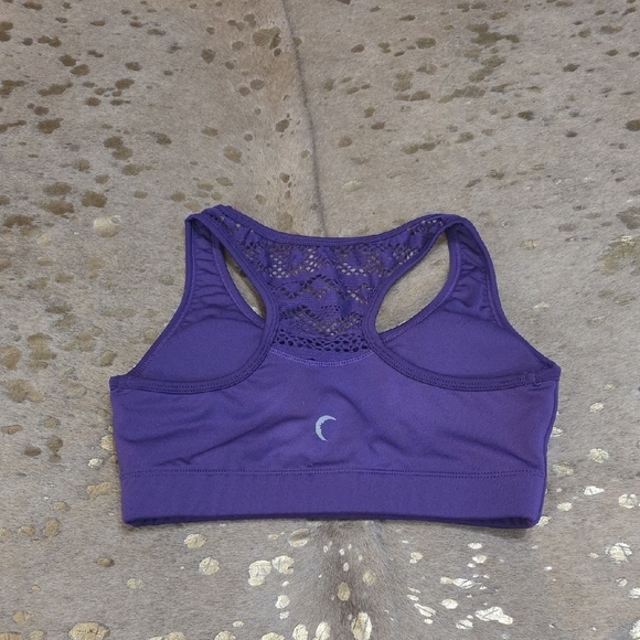 ZYIA Purple Sports Bra Racerback Medium Support - Picture 2 of 3